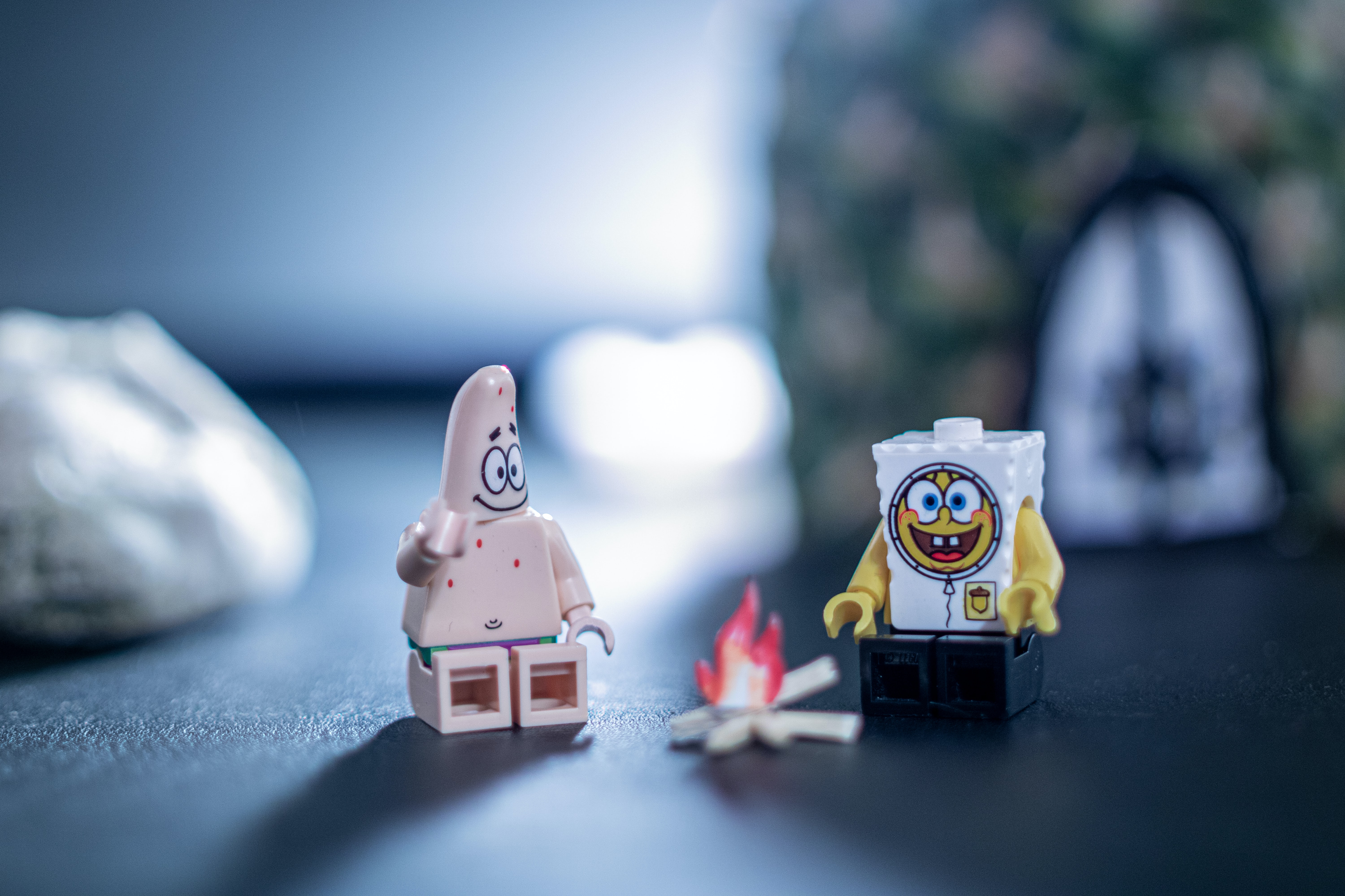 Lego Spongebob and Patrick